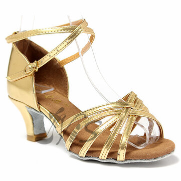  Damenmode Ballsaal Latin Tango Tanzschuhe Soft Sohle High Heel Latin Tanzschuhe